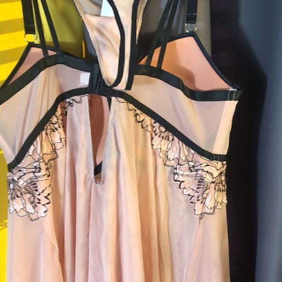 Flirty Push-Up Babydoll Lingerie - Auden - Ice Rose size large - Picture 7 of 7